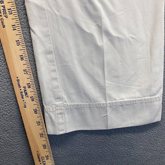 Lilly Pulitzer Women's Capri Pants Size 8 Beige Main Line Fit,PocketsWide Leg - Picture 6 of 10